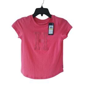 NWT Tommy Hilfiger Girl's T-Shirt Rouge Pink 8/10
